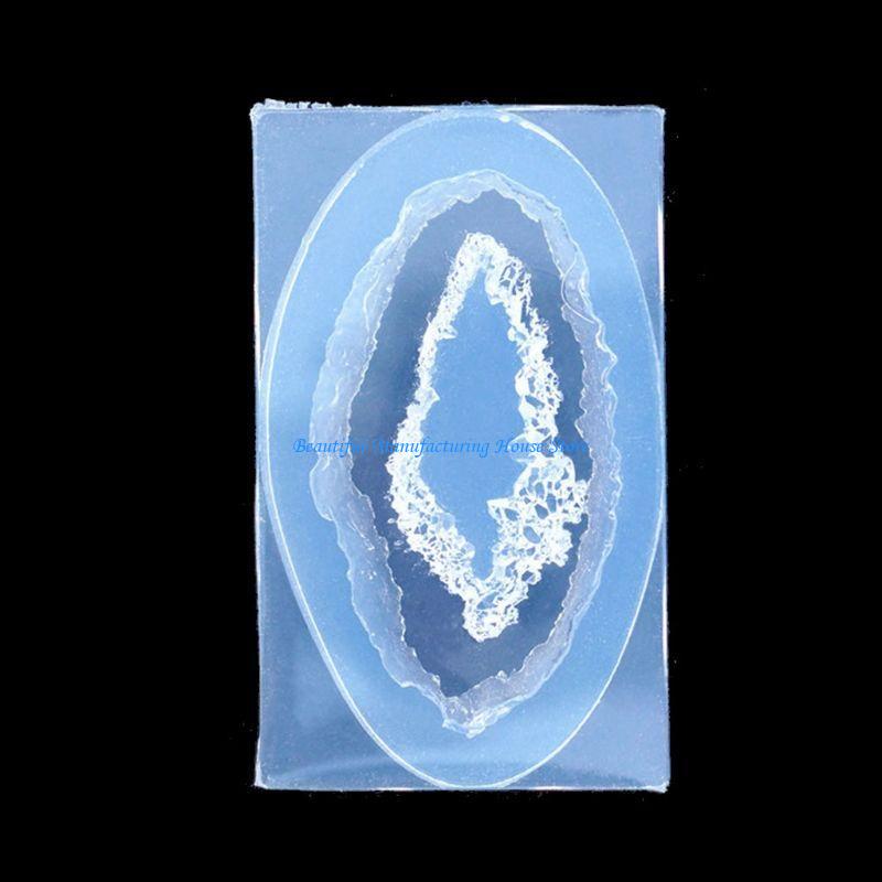 Geode Mold Silicone - Khuôn cụm đá thạch anh E56A