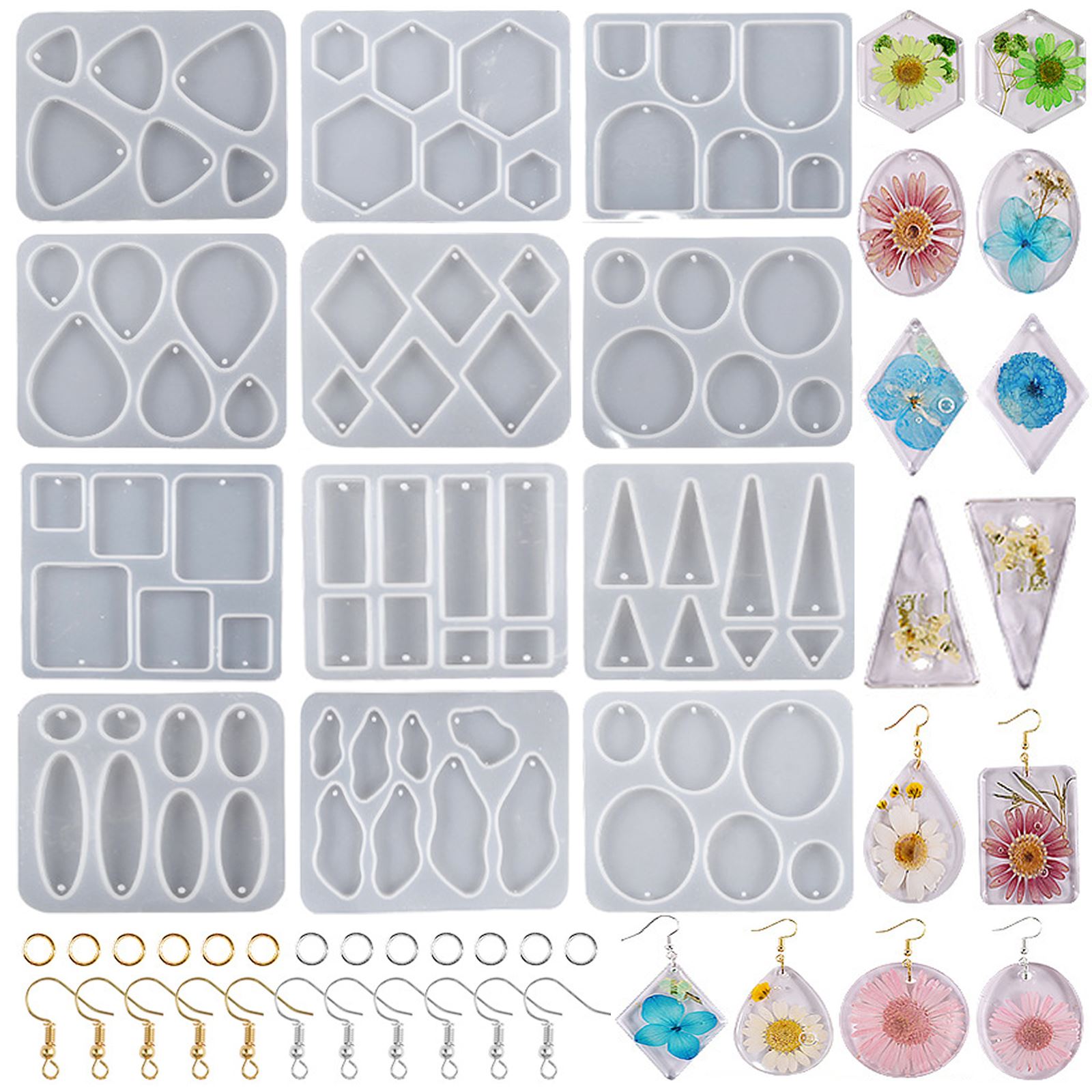 Geometric Earring Pendant Sili - đánh giá và giá Mixing Cup Silicone