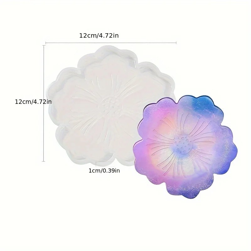 diy sakura shaped silicone res - đánh giá và giá Geode Mold Silicone