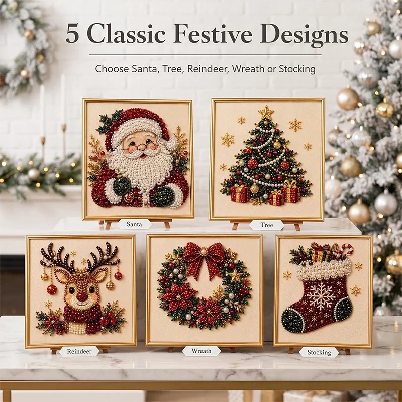 Christmas Pearl Diamond Painti - đánh giá và giá Resin Craft For Beginners