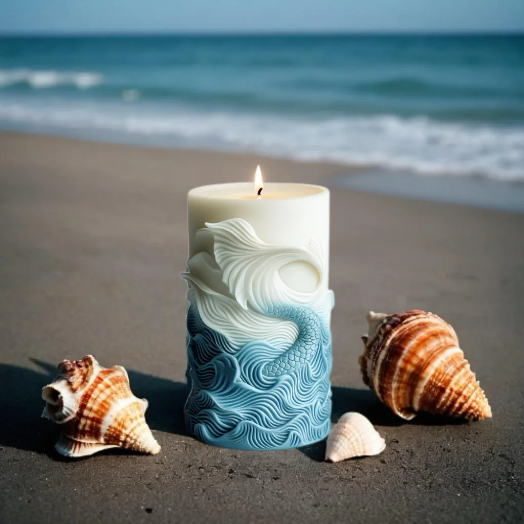 2024 ocean wave foam cylindric - đánh giá và giá Resin Ocean Wave Mold