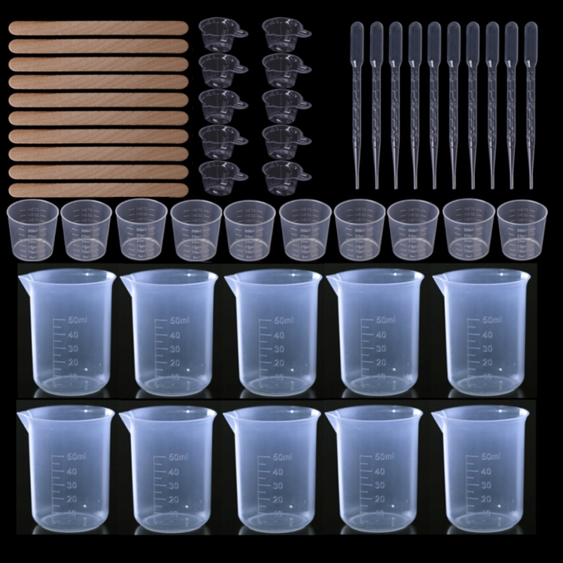652F Bộ dụng cụ nhựa Epoxy có  - đánh giá và giá Mixing Cup Silicone