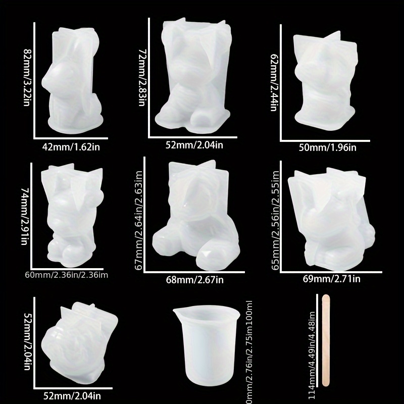 19pcs Resin-Made Mold Set, Sui - đánh giá và giá Resin Jewelry Kit