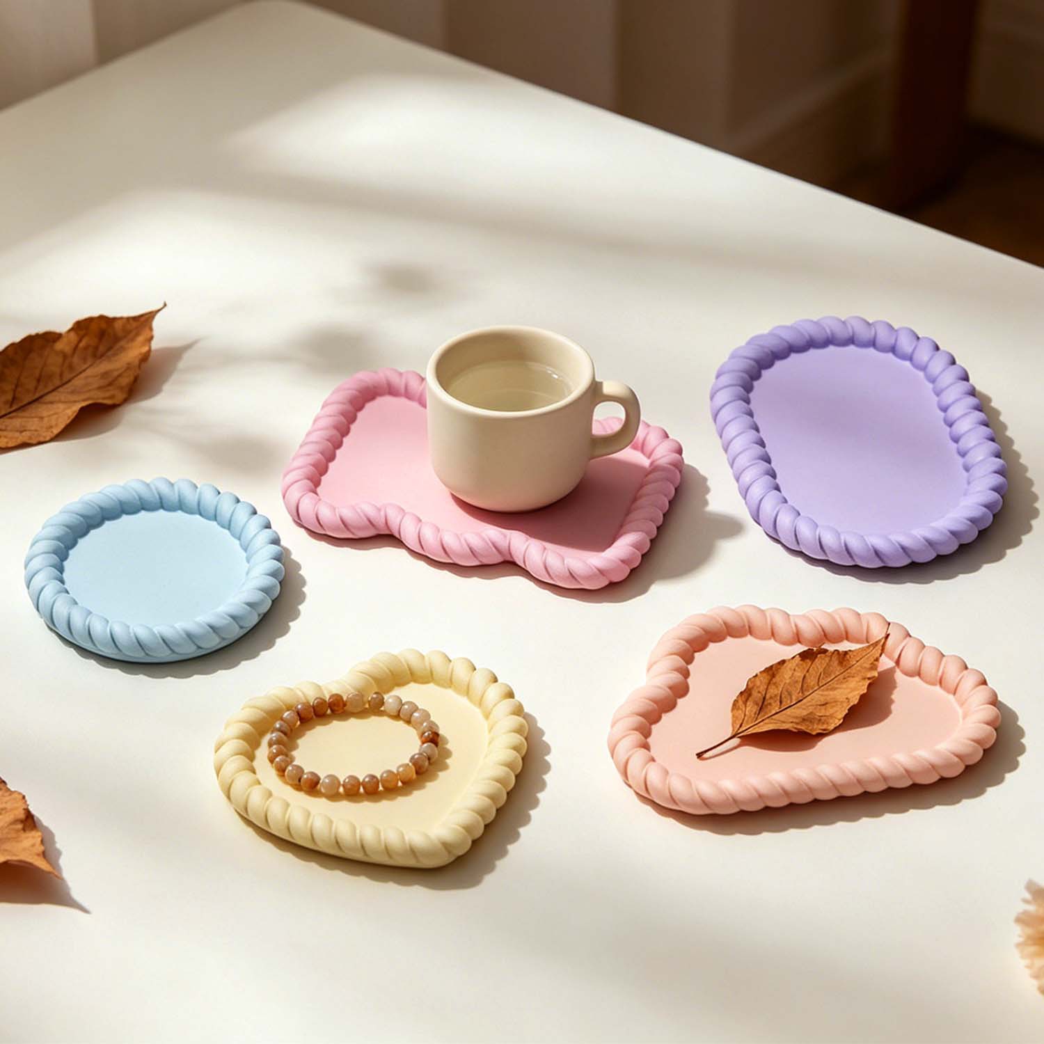 A variety of jute coaster sets - đánh giá và giá Serving Tray Mold