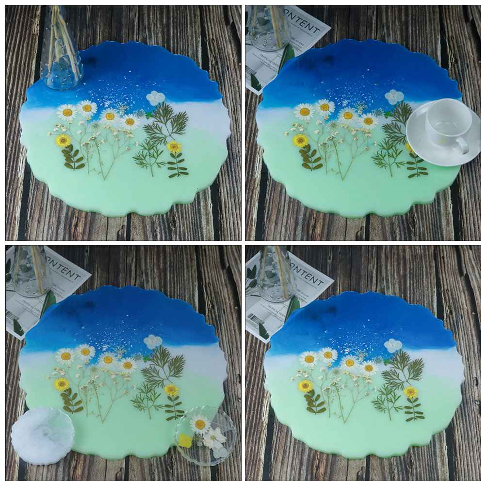 2Pcs Premium Silicone Crystal  - đánh giá và giá Serving Tray Mold